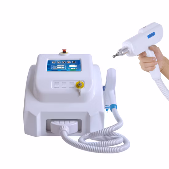 Macchina portatile per la rimozione del tatuaggio laser a picosecondi del laser ND YAG del laser di Pico Q dell'interruttore 755 532 1064 1320 Nm